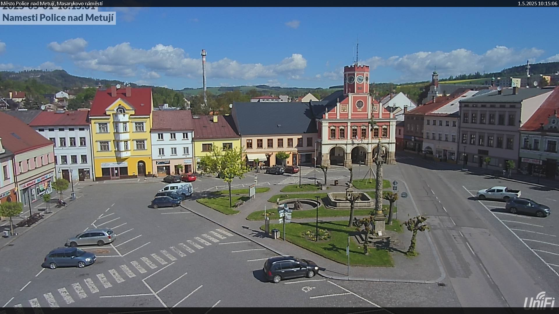 Webkamera v centru města Police nad Metují