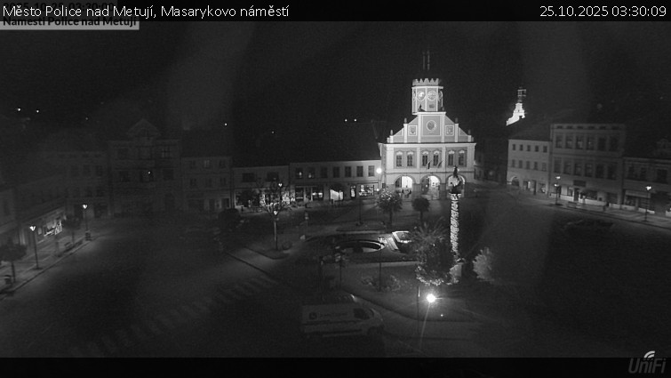 Město Police nad Metují - Masarykovo náměstí - 25.10.2025 v 03:30 Město Police nad Metují - Masarykovo náměstí - 25.10.2025 v 03:30