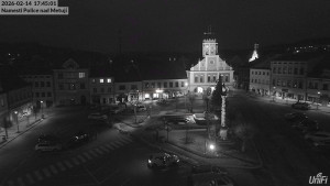 Město Police nad Metují - Masarykovo náměstí - 14.2.2026 v 17:45 Město Police nad Metují - Masarykovo náměstí - 14.2.2026 v 17:45