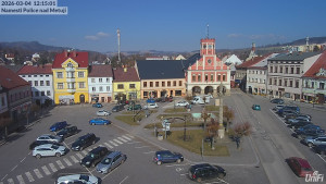 Město Police nad Metují - Masarykovo náměstí - 4.3.2026 v 12:15 Město Police nad Metují - Masarykovo náměstí - 4.3.2026 v 12:15
