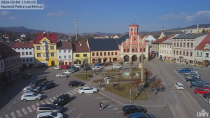 Město Police nad Metují - Masarykovo náměstí - 4.3.2026 v 13:45 Město Police nad Metují - Masarykovo náměstí - 4.3.2026 v 13:45