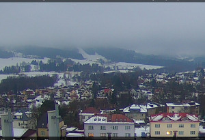 Nové Město na Moravě - Panorama severozápad - 5.2.2026 v 07:15 Nové Město na Moravě - Panorama severozápad - 5.2.2026 v 07:15