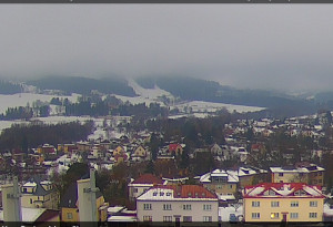 Nové Město na Moravě - Panorama severozápad - 5.2.2026 v 07:31 Nové Město na Moravě - Panorama severozápad - 5.2.2026 v 07:31