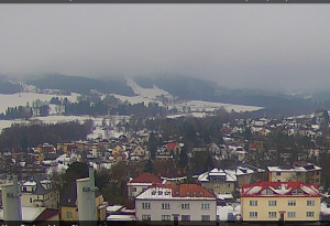 Nové Město na Moravě - Panorama severozápad - 5.2.2026 v 08:31 Nové Město na Moravě - Panorama severozápad - 5.2.2026 v 08:31