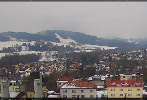 Nové Město na Moravě - Panorama severozápad - 5.2.2026 v 09:45 Nové Město na Moravě - Panorama severozápad - 5.2.2026 v 09:45