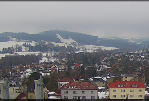 Nové Město na Moravě - Panorama severozápad - 5.2.2026 v 12:15 Nové Město na Moravě - Panorama severozápad - 5.2.2026 v 12:15