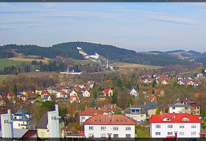 Nové Město na Moravě - Panorama severozápad - 25.3.2026 v 08:45 Nové Město na Moravě - Panorama severozápad - 25.3.2026 v 08:45