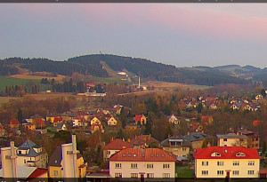 Nové Město na Moravě - Panorama severozápad - 12.4.2026 v 06:01 Nové Město na Moravě - Panorama severozápad - 12.4.2026 v 06:01