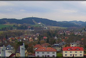 Nové Město na Moravě - Panorama severozápad - 12.4.2026 v 09:01 Nové Město na Moravě - Panorama severozápad - 12.4.2026 v 09:01