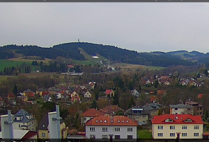 Nové Město na Moravě - Panorama severozápad - 12.4.2026 v 16:01 Nové Město na Moravě - Panorama severozápad - 12.4.2026 v 16:01