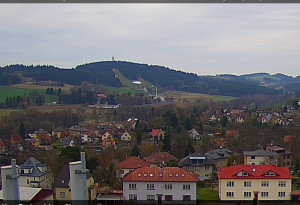 Nové Město na Moravě - Panorama severozápad - 12.4.2026 v 18:01 Nové Město na Moravě - Panorama severozápad - 12.4.2026 v 18:01