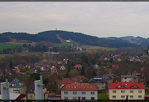 Nové Město na Moravě - Panorama severozápad - 12.4.2026 v 19:01 Nové Město na Moravě - Panorama severozápad - 12.4.2026 v 19:01