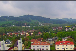 Nové Město na Moravě - Panorama severozápad - 12.5.2026 v 08:15 Nové Město na Moravě - Panorama severozápad - 12.5.2026 v 08:15