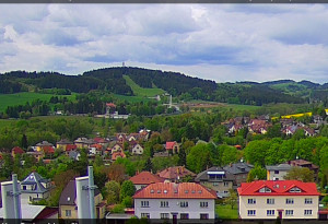 Nové Město na Moravě - Panorama severozápad - 12.5.2026 v 13:15 Nové Město na Moravě - Panorama severozápad - 12.5.2026 v 13:15