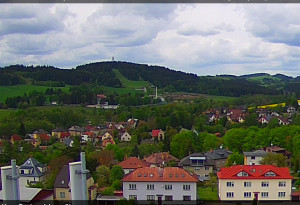 Nové Město na Moravě - Panorama severozápad - 12.5.2026 v 13:45 Nové Město na Moravě - Panorama severozápad - 12.5.2026 v 13:45