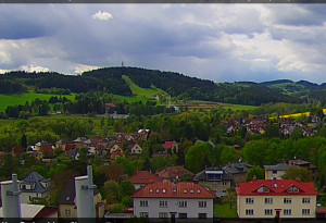 Nové Město na Moravě - Panorama severozápad - 12.5.2026 v 17:01 Nové Město na Moravě - Panorama severozápad - 12.5.2026 v 17:01