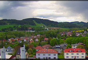 Nové Město na Moravě - Panorama severozápad - 12.5.2026 v 17:31 Nové Město na Moravě - Panorama severozápad - 12.5.2026 v 17:31