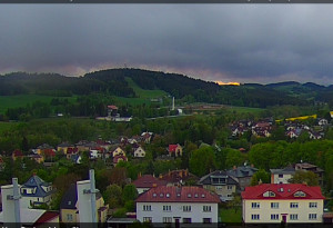 Nové Město na Moravě - Panorama severozápad - 12.5.2026 v 20:15 Nové Město na Moravě - Panorama severozápad - 12.5.2026 v 20:15
