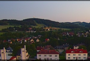 Nové Město na Moravě - Panorama severozápad - 16.6.2026 v 04:15 Nové Město na Moravě - Panorama severozápad - 16.6.2026 v 04:15