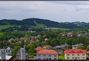Nové Město na Moravě - Panorama severozápad - 16.6.2026 v 14:15 Nové Město na Moravě - Panorama severozápad - 16.6.2026 v 14:15
