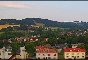 Nové Město na Moravě - Panorama severozápad - 31.7.2026 v 06:45 Nové Město na Moravě - Panorama severozápad - 31.7.2026 v 06:45