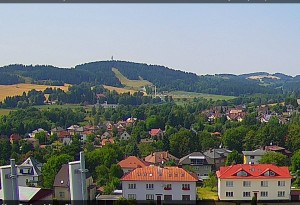 Neustadt in Mähren - Nordwestpanorama - 31.7.2026 v 14:45 Neustadt in Mähren - Nordwestpanorama - 31.7.2026 v 14:45