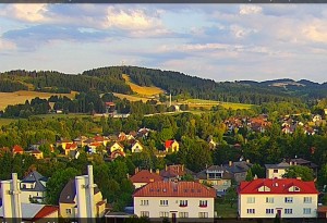 Nowe Miasto na Morawach - Panorama północno-zachodnie - 8.8.2026 v 06:45 Nowe Miasto na Morawach - Panorama północno-zachodnie - 8.8.2026 v 06:45