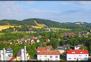 Nowe Miasto na Morawach - Panorama północno-zachodnie - 8.8.2026 v 07:45 Nowe Miasto na Morawach - Panorama północno-zachodnie - 8.8.2026 v 07:45