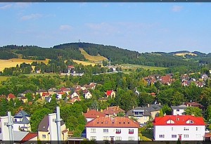 Nowe Miasto na Morawach - Panorama północno-zachodnie - 8.8.2026 v 08:45 Nowe Miasto na Morawach - Panorama północno-zachodnie - 8.8.2026 v 08:45