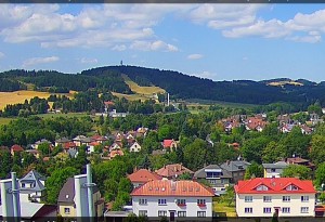 Nowe Miasto na Morawach - Panorama północno-zachodnie - 8.8.2026 v 12:45 Nowe Miasto na Morawach - Panorama północno-zachodnie - 8.8.2026 v 12:45