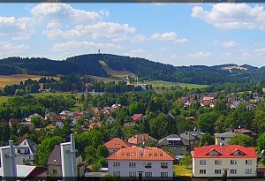 Nowe Miasto na Morawach - Panorama północno-zachodnie - 8.8.2026 v 14:45 Nowe Miasto na Morawach - Panorama północno-zachodnie - 8.8.2026 v 14:45