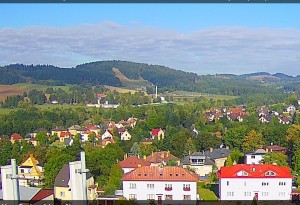 Nové Město na Moravě - Northwest panorama - 15.9.2026 v 09:01 Nové Město na Moravě - Northwest panorama - 15.9.2026 v 09:01