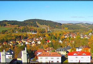 Nové Město na Moravě - Northwest panorama - 30.10.2026 v 08:45 Nové Město na Moravě - Northwest panorama - 30.10.2026 v 08:45