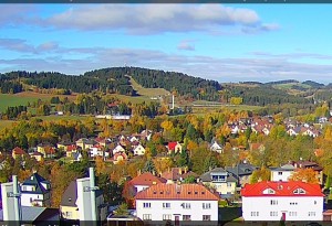 Nové Město na Moravě - Northwest panorama - 30.10.2026 v 09:45 Nové Město na Moravě - Northwest panorama - 30.10.2026 v 09:45