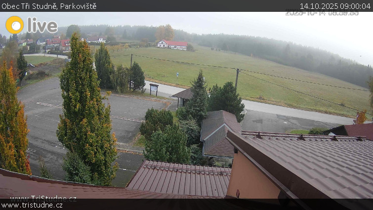 Obec Tři Studně - Parkoviště - 14.10.2025 v 09:00 Obec Tři Studně - Parkoviště - 14.10.2025 v 09:00