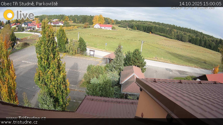 Obec Tři Studně - Parkoviště - 14.10.2025 v 15:00 Obec Tři Studně - Parkoviště - 14.10.2025 v 15:00