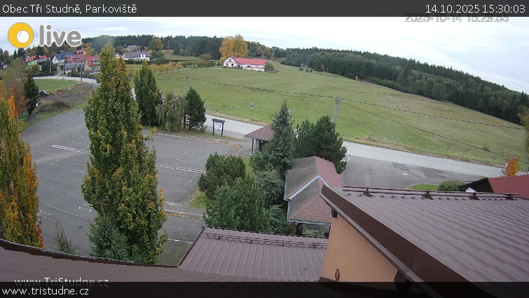 Obec Tři Studně - Parkoviště - 14.10.2025 v 15:30 Obec Tři Studně - Parkoviště - 14.10.2025 v 15:30