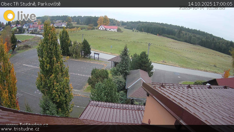 Obec Tři Studně - Parkoviště - 14.10.2025 v 17:00 Obec Tři Studně - Parkoviště - 14.10.2025 v 17:00