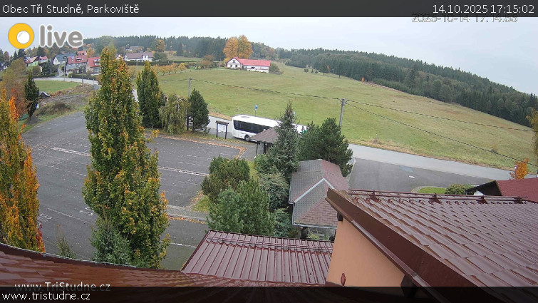 Obec Tři Studně - Parkoviště - 14.10.2025 v 17:15 Obec Tři Studně - Parkoviště - 14.10.2025 v 17:15