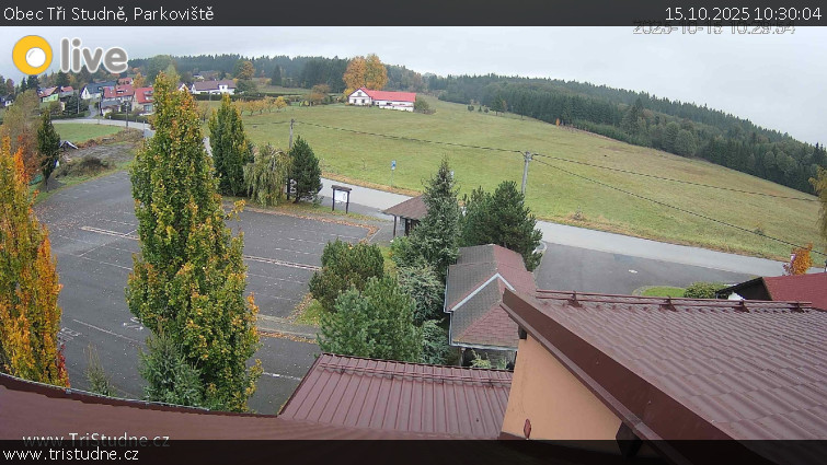 Obec Tři Studně - Parkoviště - 15.10.2025 v 10:30 Obec Tři Studně - Parkoviště - 15.10.2025 v 10:30