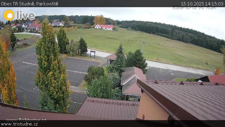Obec Tři Studně - Parkoviště - 15.10.2025 v 14:15 Obec Tři Studně - Parkoviště - 15.10.2025 v 14:15