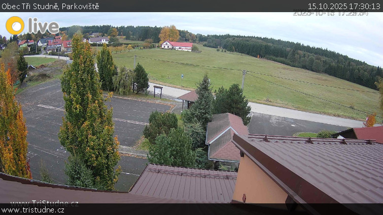 Obec Tři Studně - Parkoviště - 15.10.2025 v 17:30 Obec Tři Studně - Parkoviště - 15.10.2025 v 17:30
