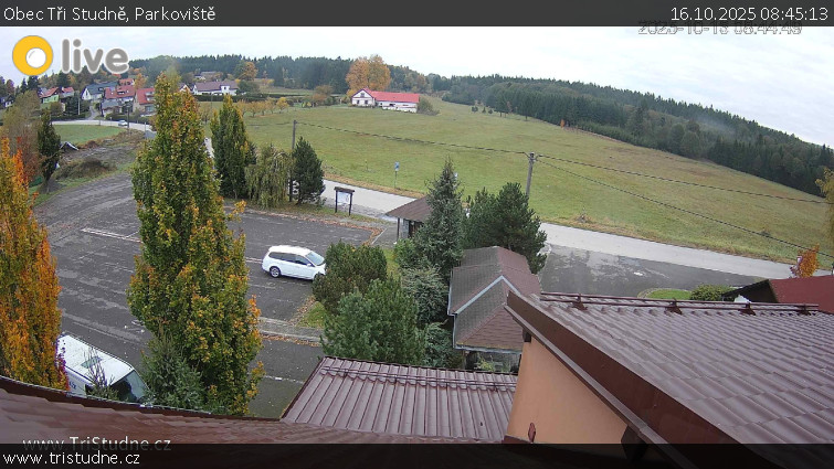 Obec Tři Studně - Parkoviště - 16.10.2025 v 08:45 Obec Tři Studně - Parkoviště - 16.10.2025 v 08:45