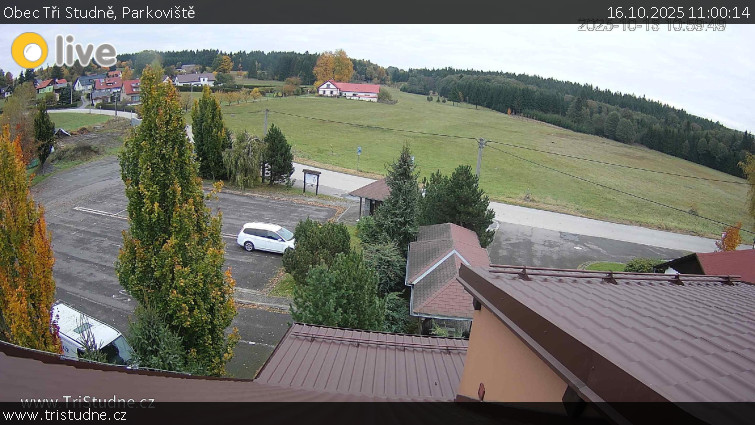 Obec Tři Studně - Parkoviště - 16.10.2025 v 11:00 Obec Tři Studně - Parkoviště - 16.10.2025 v 11:00
