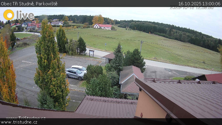 Obec Tři Studně - Parkoviště - 16.10.2025 v 13:00 Obec Tři Studně - Parkoviště - 16.10.2025 v 13:00