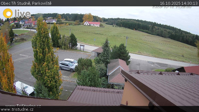 Obec Tři Studně - Parkoviště - 16.10.2025 v 14:30 Obec Tři Studně - Parkoviště - 16.10.2025 v 14:30