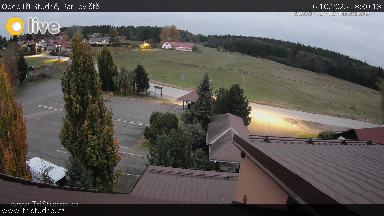 Obec Tři Studně - Parkoviště - 16.10.2025 v 18:30 Obec Tři Studně - Parkoviště - 16.10.2025 v 18:30