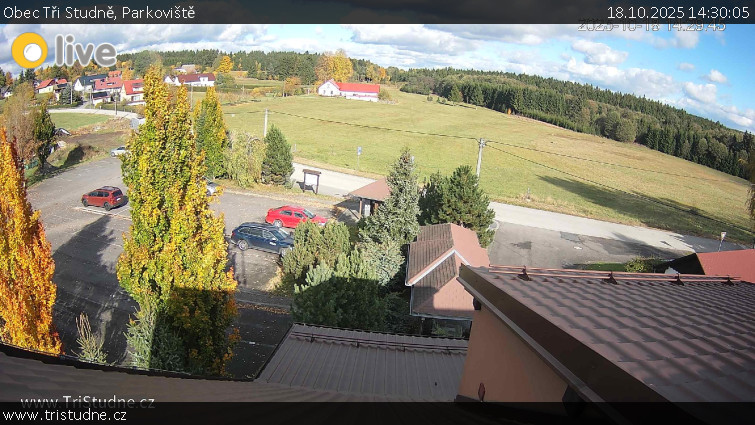 Obec Tři Studně - Parkoviště - 18.10.2025 v 14:30 Obec Tři Studně - Parkoviště - 18.10.2025 v 14:30