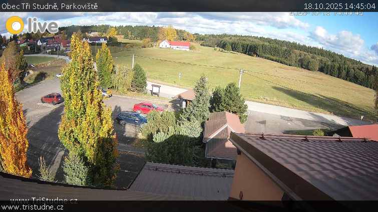 Obec Tři Studně - Parkoviště - 18.10.2025 v 14:45 Obec Tři Studně - Parkoviště - 18.10.2025 v 14:45