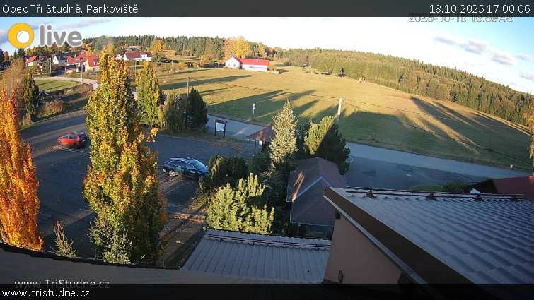 Obec Tři Studně - Parkoviště - 18.10.2025 v 17:00 Obec Tři Studně - Parkoviště - 18.10.2025 v 17:00